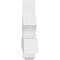 Ekena Millwork Redmond Architectural Grade PVC Gable Bracket, 48"W x 16"H x 4"D x 4"F, 8/12 Pitch GBP048X16X0404RED00 - alternate 3